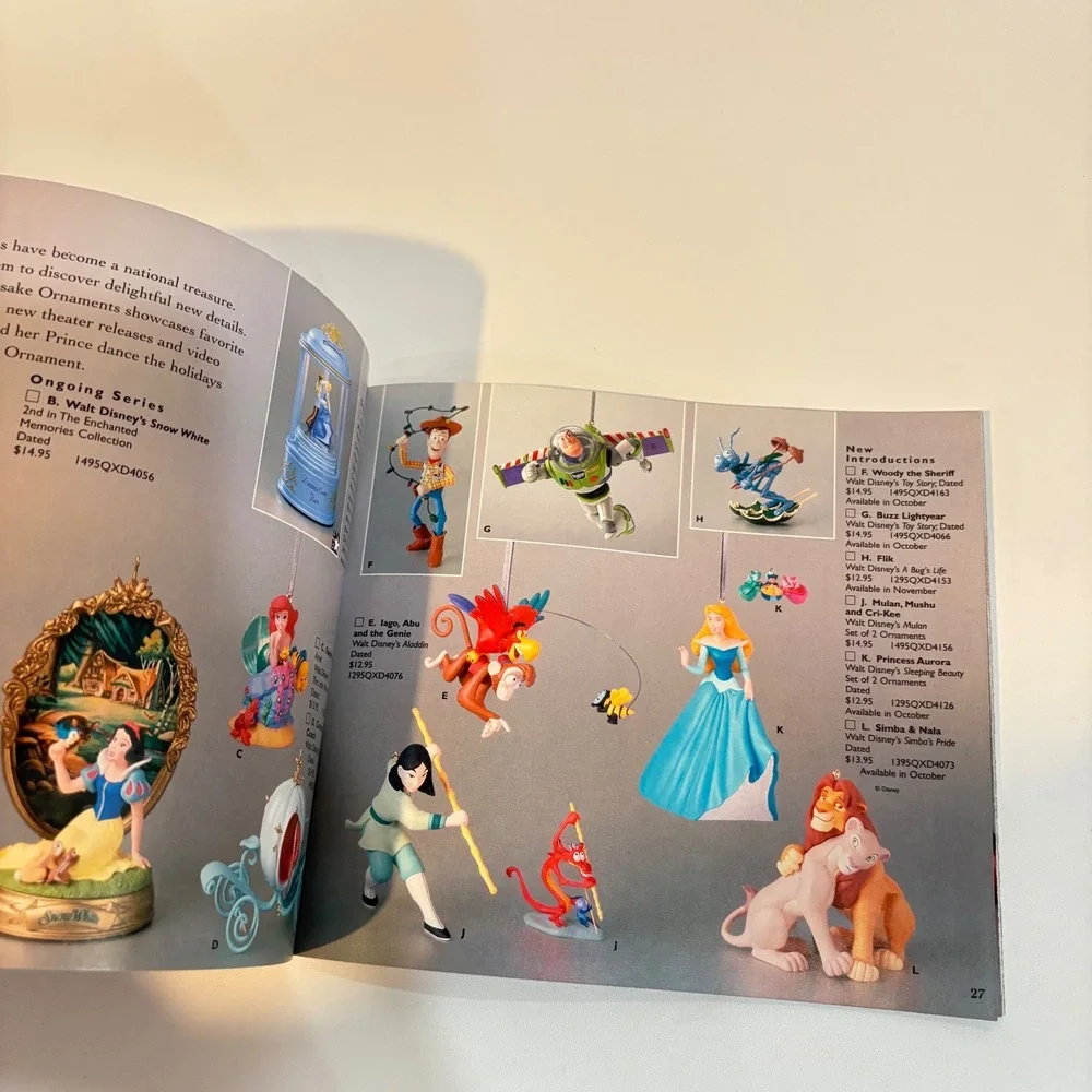 Vintage 1998 Hallmark Keepsake Ornaments Dream Book 25th Anniversary Catalog